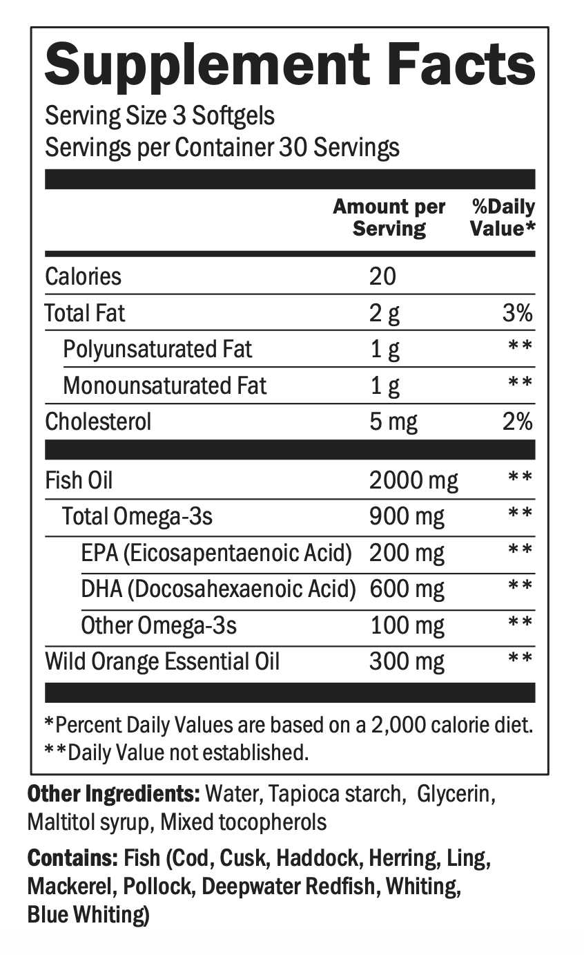 EO Mega® + Essential Oil Omega Complex